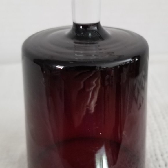 Vintage Cristal D'Arques Durand France Cavalier Ruby Glass Wine Glass - Picture 3 of 3